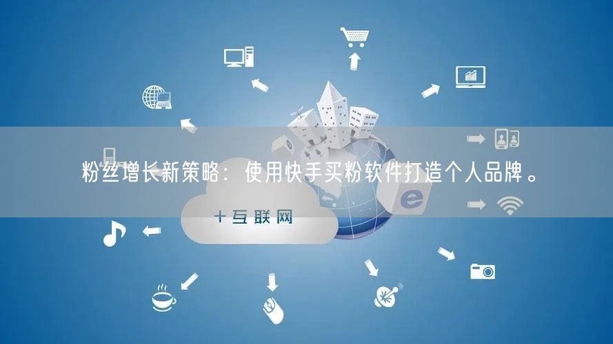 粉丝增长新策略:使用快手买粉软件打造个人品牌。